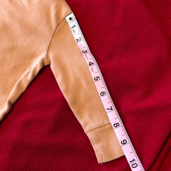 Old Navy Tan Shirt Long Sleeve Silk Screen Fox Size 12-18 Months Unisex - Picture 8 of 8